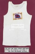 The vest worn by Great Britain's Terry Spinks when winning the flyweight boxing division gold medal