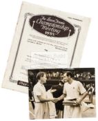 Wimbledon Championship Meeting 1935 Final Programme,