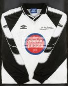 Mick Hucknall Manchester United Memorabilia Collection: Paul Gascoigne's white & black No.