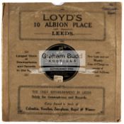 A 78rpm record of the community singing at the Arsenal v Cardiff City 1927 F.A.