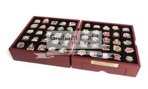 A Danbury Mint Manchester United Victory Pin Collection,