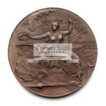 Athens 1896 Olympic Games participation medal, bronze version, designed by N Lytras,
