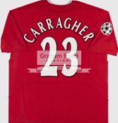 Jamie Carragher red Liverpool No.