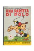Walt Disney and polo interest: a scarce