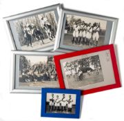 A group of four original photographs relating to El Trebol Polo Club of Argentina, three 7 by 9in.