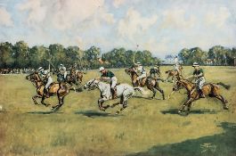 A polo print by Lionel Edwards (British,