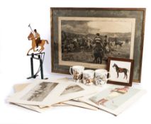 A miscellaneous collection of Polo memorabilia, comprising a selection of E. W.