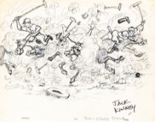 An original Jack Kinney "Polo" Disney dr