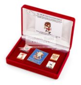 A limited edition badge set commemorating the 40th anniversary of England winning the 1966 World
