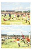 A complete The Book of Football 12 part series, each part with colour front cover,