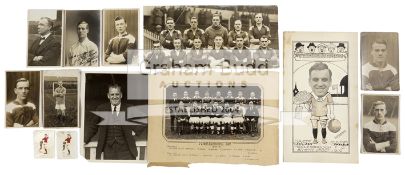 A collection of photographs, autographs and ephemera mostly relating to Middlesbrough Football Club,