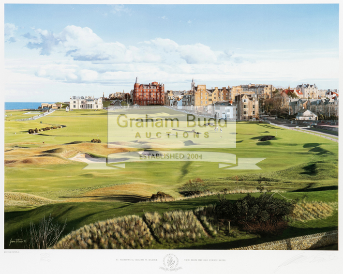 A group of four Graeme Baxter limited edition golf prints, all signed by the artist, - Image 3 of 4