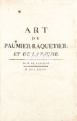 "Art du Paumier Raquetier et de la Paume" by Francois Alexandre Pierre de Garsault,