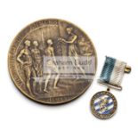 Antwerp 1920 Olympic Games participation medal awarded to the Swedish long-distance runner Verner