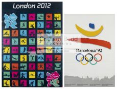 Olympic Games posters and street banners, comprising: a Barcelona 1992 Olympic Games poster,