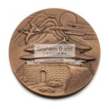 Seoul 1988 Olympic Games participation medal, bronze, 60mm, by K.