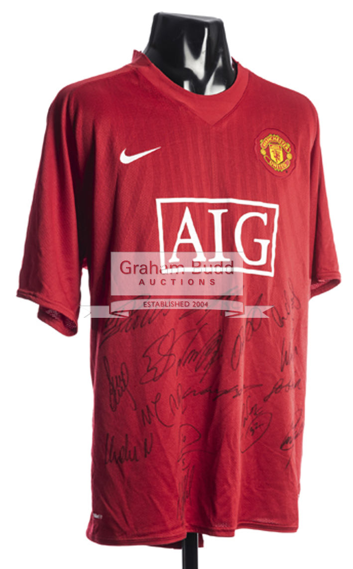 A pair of team-signed Manchester United Champions League Final winning replica jerseys for 1999 and - Image 2 of 4