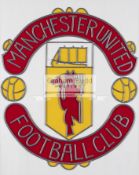 Leaded & stained glass panel bearing the Manchester United Football Club crest,