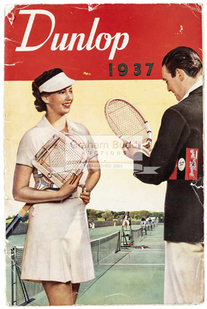1937 Wimbledon Coronation Year programme for Saturday June 26th sold together with page 23 from the