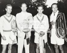A collection photographs and Davis Cup programmes relating to Australian Tennis,