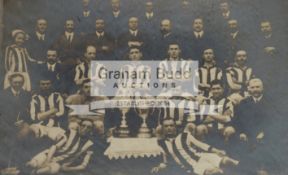 Official presentation framed photograph of Harwich & Parkeston Football Club season 1912-13,