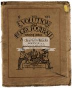 Rare book on rugby "The evolution of rugby football, Nonsense Verses by A Podmore",