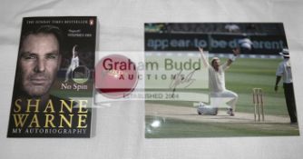 Shane Warne (Australia) Collection, includes signed Lord's Red Cricket Ball,