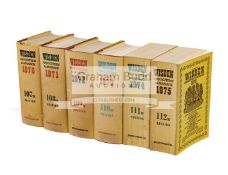 John Wisden's Cricketers' Almanacks for 1960 to 1979, unbroken run of twenty editions, 1964 ,