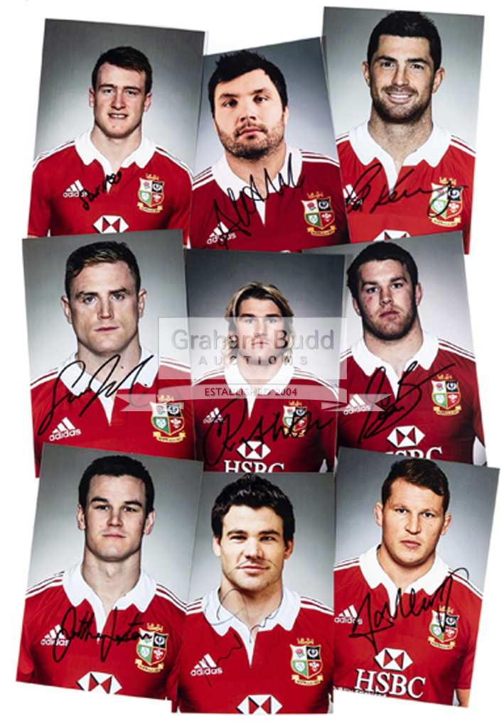 A full set of signed photographs of the 2013 British & Irish Lions, 6 by 4in. - Image 2 of 2