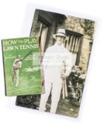 A collection of tennis ephemera relating to the Irish tennis player J.C.