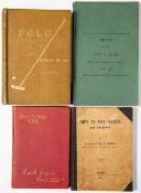 Four volumes on polo, i) "Polo" by J.