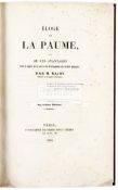 “Eloge de la Paume” by M Bajot, published in Paris, 1854,