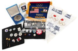 Lake Placid 1980 Winter Olympic Games memorabilia associated with Austrian Joesf Feistmantl,