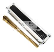 London 2012 Olympic Games bearer's torch in customised official carrying case, of tapering,