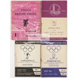 A collection of London 1948 Olympic Games daily programmes,