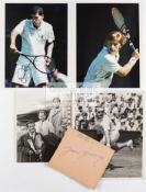 A comprehensive press photographic collection of Wimbledon Tennis Champions and runners-up