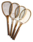 Four tennis racquets, Williams of Paris 'The Winna',