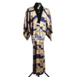 Japanese kimono, a souvenir of the 1936 Berlin Olympic Games,