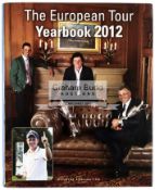 A signed copy of The European Tour Yearbook 2012, the Official publication,