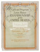 A rare Lawn Tennis Championship of the US Men's Singles September 13-18 1926 Programme,