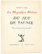 “La Magnifique Histoire de Jeu de Paume” by Albert de Luze This a limited edition no.