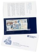 Jack Nicklaus signed Royal Bank of Scotland £5 commemorative banknote,