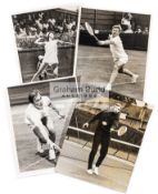 A large collection of Tennis Press Photographs from the 1930's to 1960's, comprising Ulrich, Bowrey,