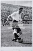 Tom Finney-signed limited edition photographic print, the 50 by 33.