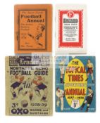 A collection of Football Annuals and Guides,