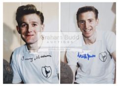 Eleven signed photographs of Tottenham Hotspur footballers, Comprising a mix of 12 by 8in.