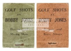 Two Golf Shots flicker books by Bobby Jones,