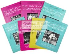 A large selection of 1960's Wimbledon programmes and an extensive collection of b & w press