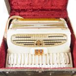 Musical Instruments: An Italian accordian, circa 1980s.