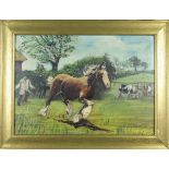 Galt, Alexander Milligan 1913-2000 British AR, Shire Horse.